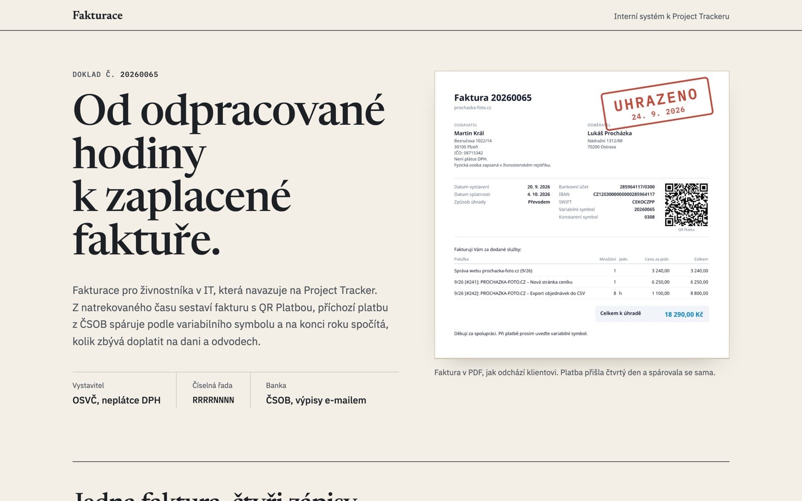 Fakturace – Fakturace – od odpracované hodiny k zaplacené faktuře