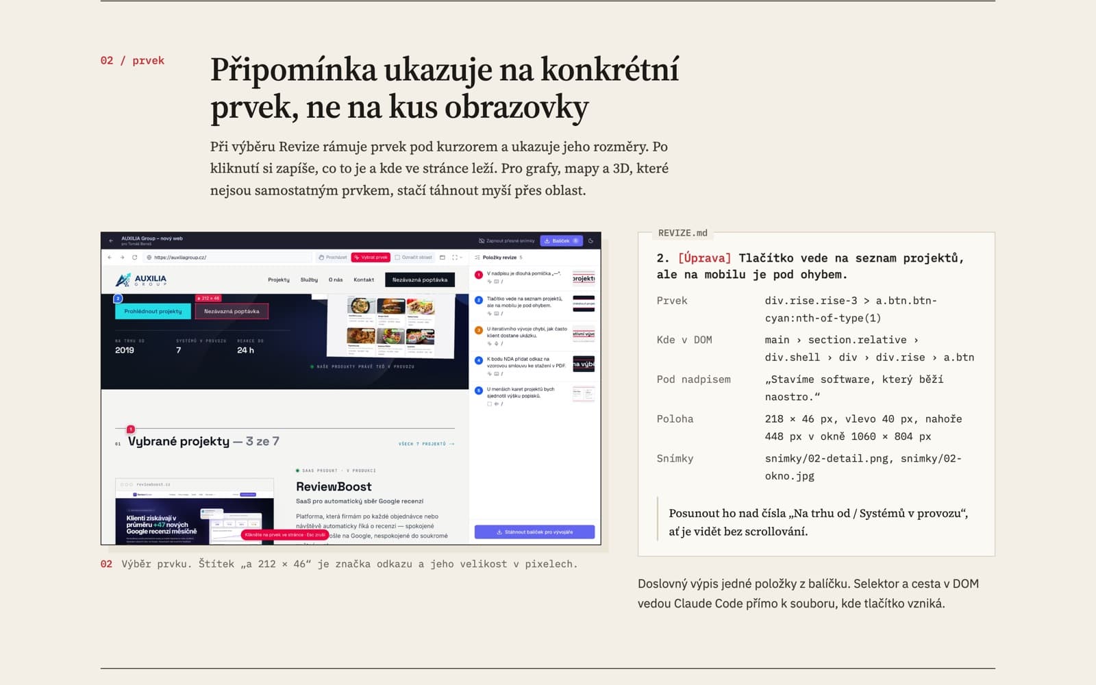 Položka z balíčku REVIZE.md